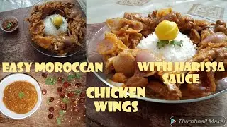 #moroccancuisine #chickenwings #easy Chicken wings with Harissa sauce|Taste&egrave; Food Delight|2020recipe