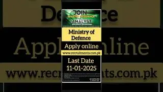 Ministry of Defence Jobs 2025 | Apply Now. #defence #ministry #shorts