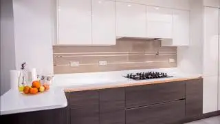 Mirror Stripes - by Creoglass Design Modern kitchen Splashbacks 01923 947 454