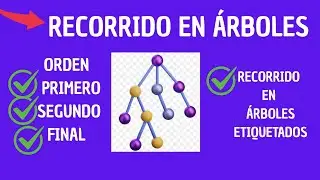 RECORRIDO EN ARBOLES ( ORDEN PRIMERO, SEGUNDO Y FINAL - ÁRBOLES ETIQUETADOS)