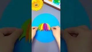 DIY 3D Umbrella #betainangtv #draweasy #howtodraw