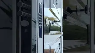 Armadillo Classic | High-Gloss Piano Front Door with Impact-Resistant Sidelights