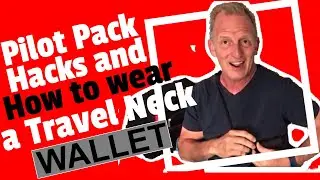 Pilot Pack Hacks | How To Wear A Travel Neck Wallet By 80 Days On Amazon  #neckwallet #neckpouch