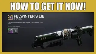 How To Get Felwinter's Lie Ritual Shotgun In Season Of The Chosen Destiny 2 - Best F2P Shotgun