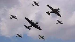 Battle of Britain Memorial Flight at RIAT 14th July 2018