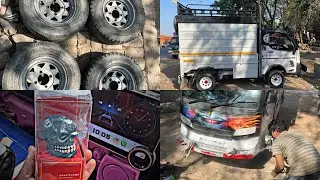 Off-road Alloy Ko White Karvha Diye New Look Tata Ace Modified 😍