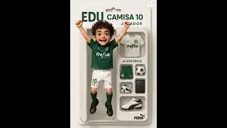 Boneco do Edu - Jogador #brinqueemonte