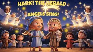 Hark! The Herald Angels Sing | Christian Songs for Kids | Sing Along | Lila & Milo Bible Worship