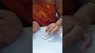 #clay flower making 🌻