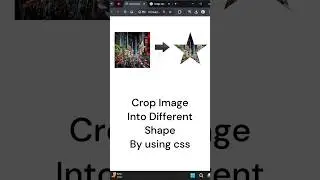 Crop Image Into Diff Shape by using CSS 