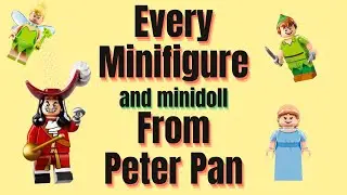 Every Lego Minifigure from Peter Pan (Lego Disney)