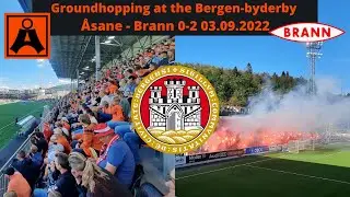 Groundhopping at Bergen-byderby Åsane - SK Brann 0-2 at Åsane Arena 03.09.2022