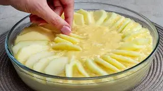 Sinto-me como criança! Torta de maçã cremosa e macia igual à receita da vovó| Gostoso.tv