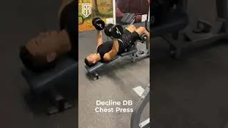 Decline Db chest press
