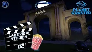 🎬 Studio Entrance! | Lakeview Studios - Episode 2 | Planet Coaster