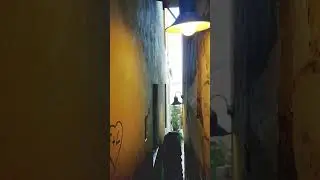 The narrowest street in Prague 🇨🇿 #shorts #prague #walking #street