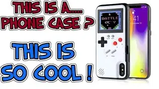 iPhone Gameboy Case with 36 Retro Games -  3D, LED Backlight Color Screen