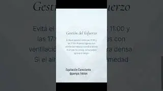 golpe de calor en los caballos #caballos #equitacionconsciente #consejos