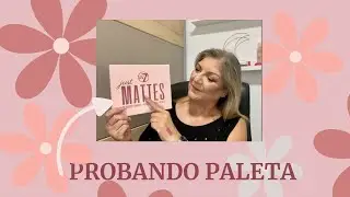 PROBANDO PALETA DE SOMBRAS / JUST MATTES W7 💋