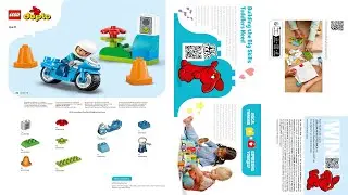 👶 LEGO instructions 👶 DUPLO 👶 10471 👶 Blue Police Motorcycle 👶