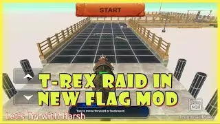 New T-Rex Raid Skin In New Flag Mod Gameplay | Animal Revolt Battle Simulator New Update |