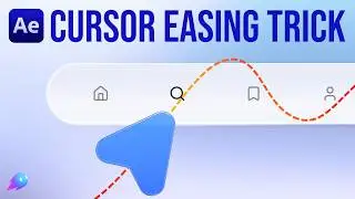 Cursor Path Animation with Smooth Acceleration | After Effects