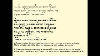 Maria a primeira escolhida para doar a vida