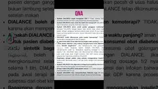 DIALANCE Penurunan Gula Darah Efektif dalam waktu 90 menit adalah solusi terbaik untuk diabetes