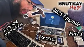 2x SSD Upgrade: Early 08 MacBook Pro In 2025! (Part 1)