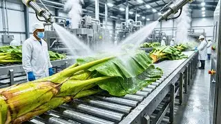 Inside High-Tech Banana Stem Factory: From Waste to Luxury Products (Full Process)