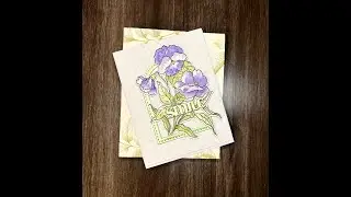 Arched Frame Fanciful Pansies