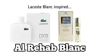 Al Rehab Blanc Perfume Oil Review in Malayalam| Lacoste Blanc Inspired Long Lasting Perfume Oil
