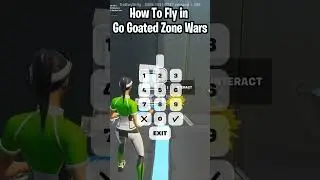 How To Fly In Go Goated zone Wars!