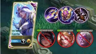 KARRIE INSANE DAMAGE PURPLE BUILD FOR ANTI-SHIELD HEROES | MLBB
