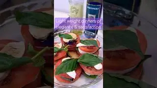 #latenightdinner #caprese #italianfood #lowcarbrecipes #luxuryfood #classic #lobstertails #foodlover