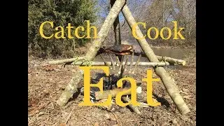 CATCH N’ COOK        BASS STYLE     (Cooking on tripod grill)