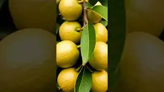 Heavy Guava Tree 🍐 Fresh Yellow Amrud Fruits | Village Farming #gardening #shorts