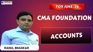 CMA FOUNDATION ACCOUNTS I JUNE 2026 I 31-12-2025