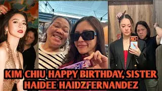Kim Chiu Happy birthday, Sister Haidee haidzfernandez.Today, I want to take a moment to celebrate...