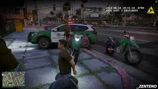LSPDFR#9 PATRULLAMOS EN MOTO/TANGO TANGO - CARABINEROS DE CHILE GTA V PC
