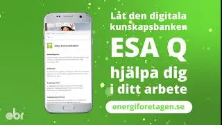 ESA Q - digital kunskapsbank om els&auml;kerhet