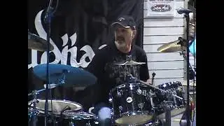 Danny Seraphine at Sam Ash Music King of Prussia with Patchwork (Part 1b)