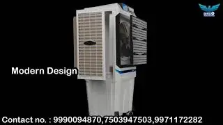 Bingo Cooler 52&rdquo; Height with 18&rdquo; Blade | Honeycomb Pad | Modern Design & Easy Wheels