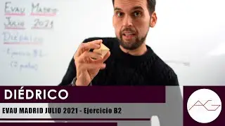 EVAU DIBUJO TÉCNICO MADRID JULIO 2021 - Ejercicio B2 (Octaedro)
