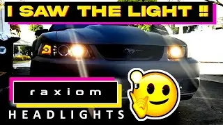 Raxiom Headlight Install 🔦 Mach1 Mustang
