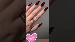 #naildesign #nailextension #nailextensionathome #nailart #maroon #partyready #partyware #nailenamel