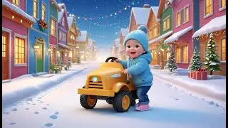 Snow Plow New Year Snowy Day | Fun Action & Learning Video for Toddlers