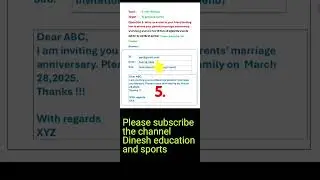 general english class 12 pseb /email writing// how to write email class 12 pseb/ 5
