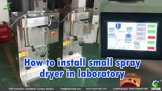 This video teaches you how to install a laboratory mini spray dryer