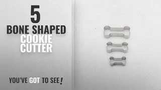 Best Bone Shaped Cookie Cutter [2018]: Fox Run 3683 Dog Bone Cookie Cutter Set, Stainless Steel,